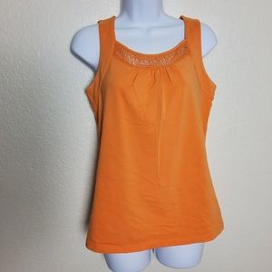 Christopher & Banks Orange Tank Top